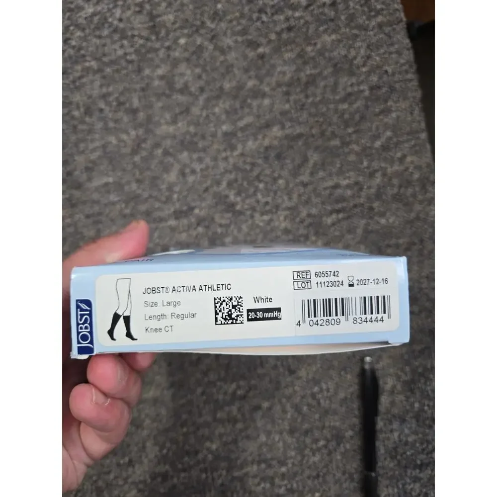JOBST Activa Athletic 20-30 Knee High, Close Toe